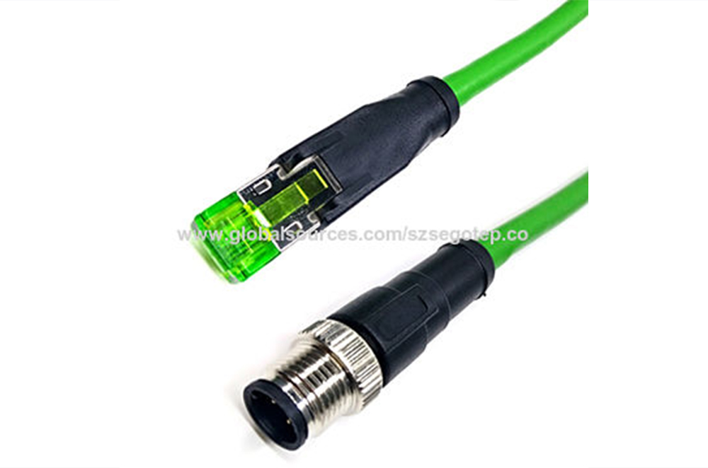 Automotive Application and M12 molded connector to RJ45